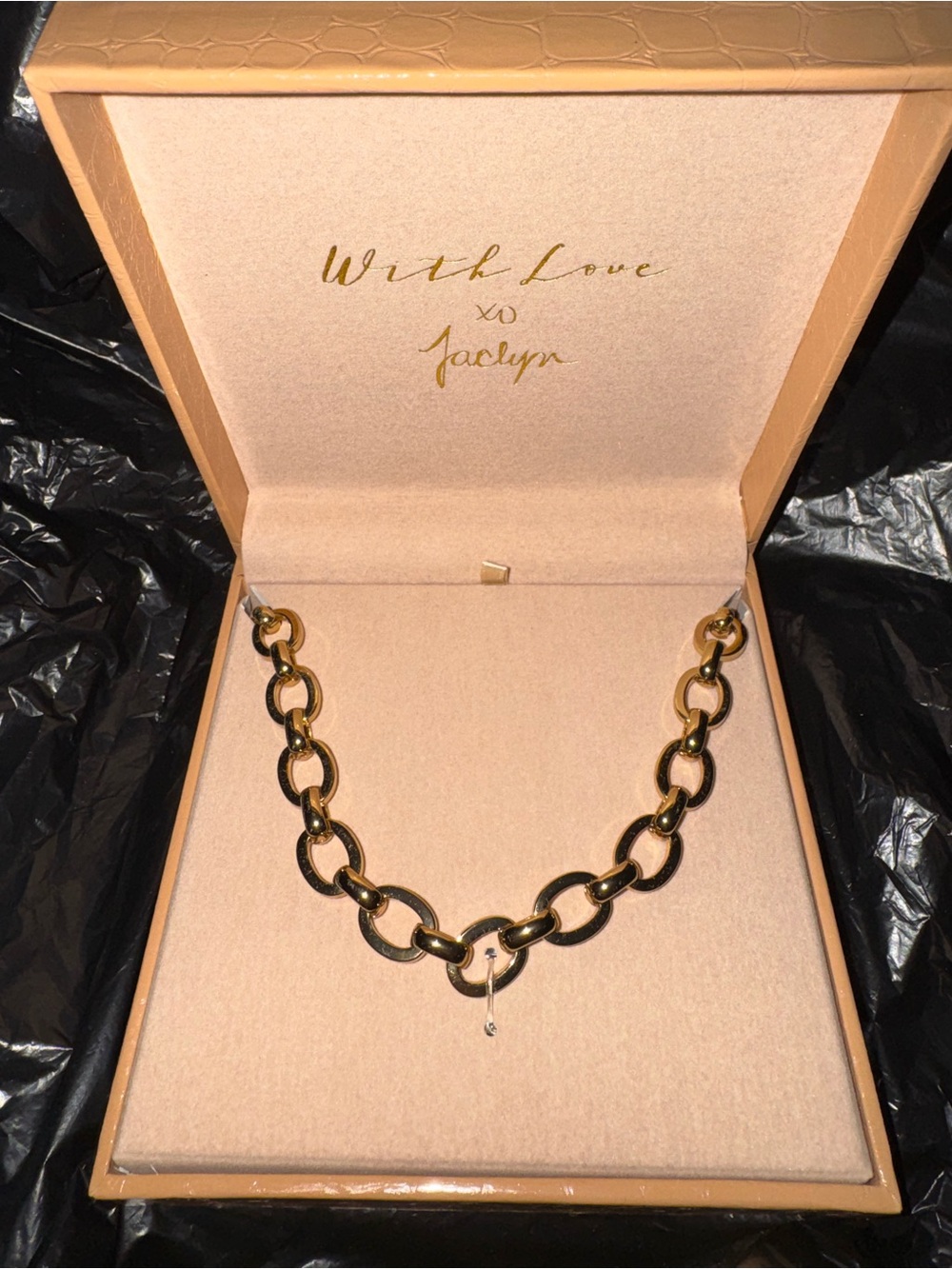 Gold Chain Link Necklace